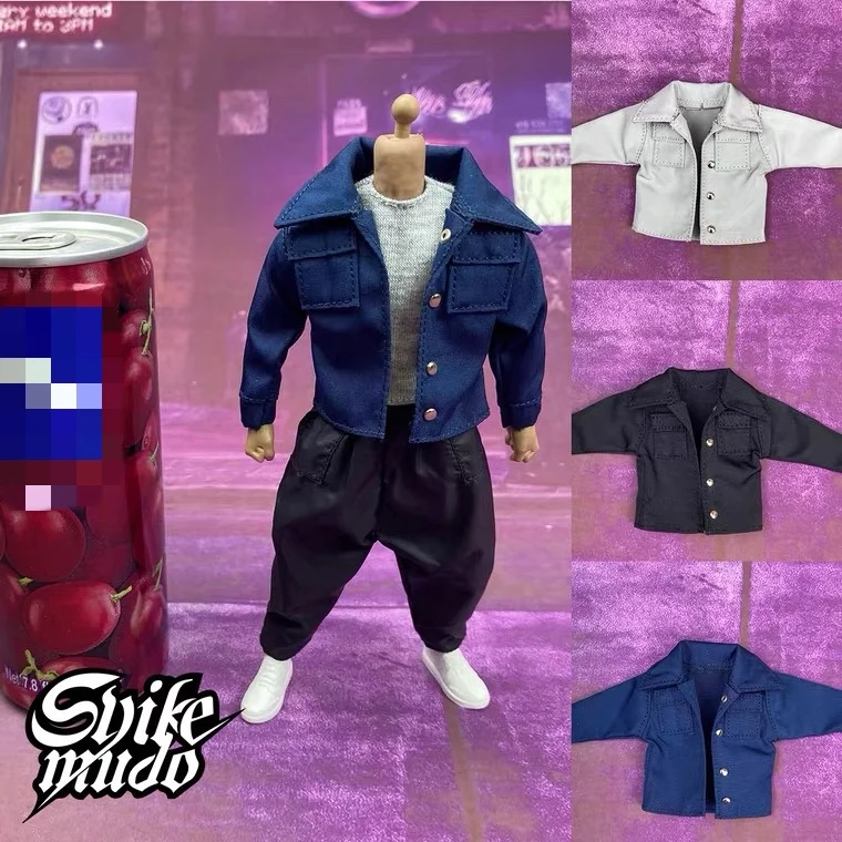 

1/12 scale male soldier Jacket work clothes Model for 6in shf action figure doll toys