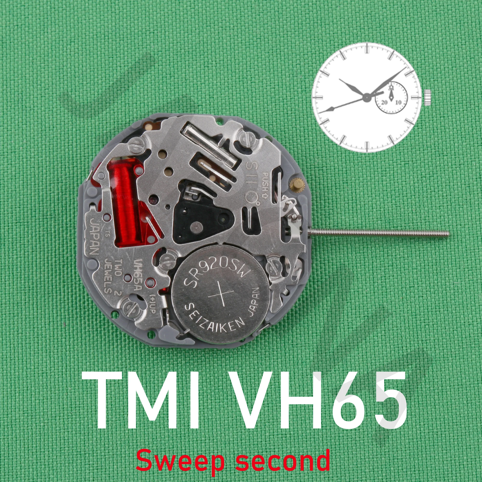 VH65 MOVEMENT TMI VH65 movement Sweep second Multi-eye (date) JAPAN QUARTZ MOVEMENT