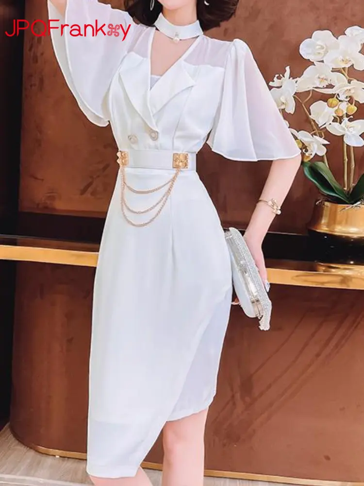 

Dress Women's Summer Design Sense Fried Street Waist Dress Summer 2023 New Women's Irregular Suit Skirt Dress for Women Dresses