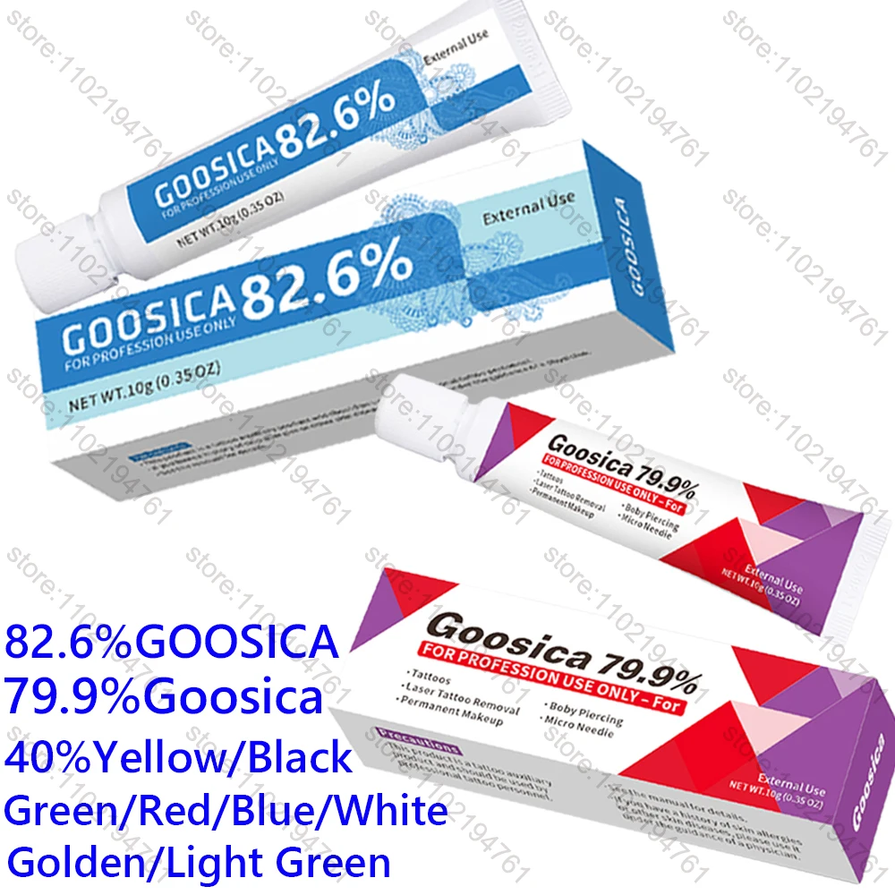 

82.6%79.9%Goosica 40%39%5/10PCS 10color multiple choice Tattoo Care Cream Before Permanent Makeup Body Eyebrow Lips Liners 10g