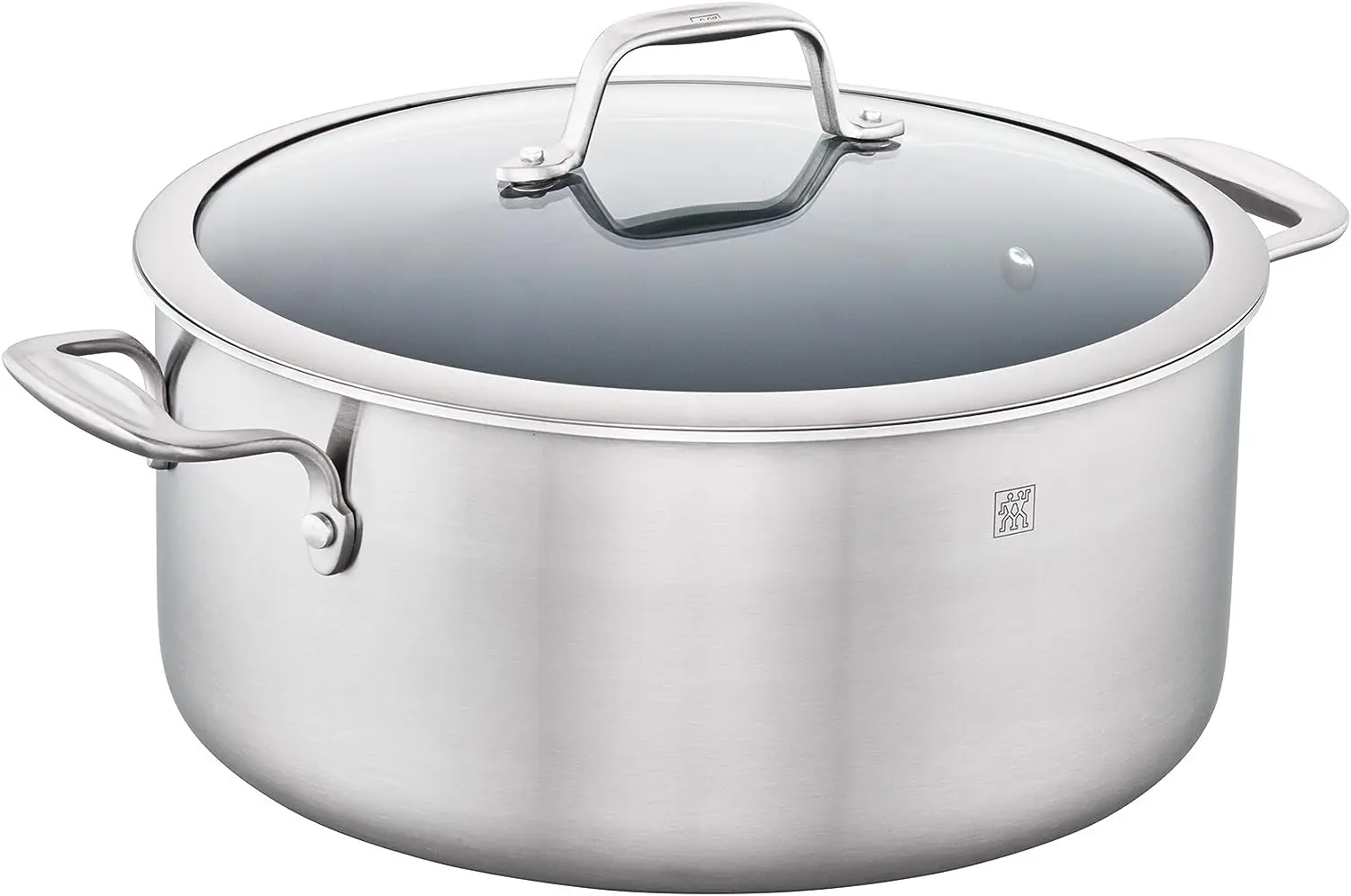 

3-ply 8-qt Stainless Steel Ceramic Nonstick Stock Pot