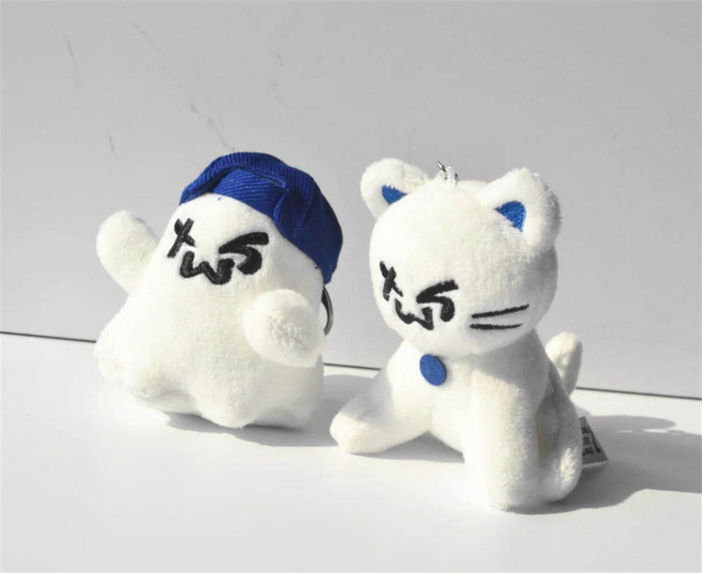Kpop Plushie 10 см TWS Cat милый плюшевый брелок мягкая игрушка кукла кулон очаровательный