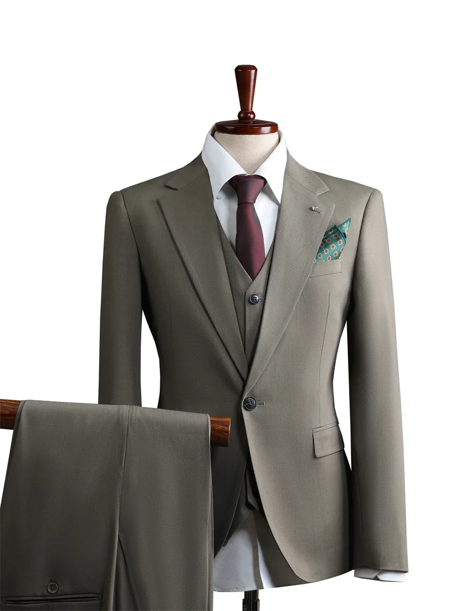 B72 мужской пиджак костюм на заказ однобортный в британском стиле