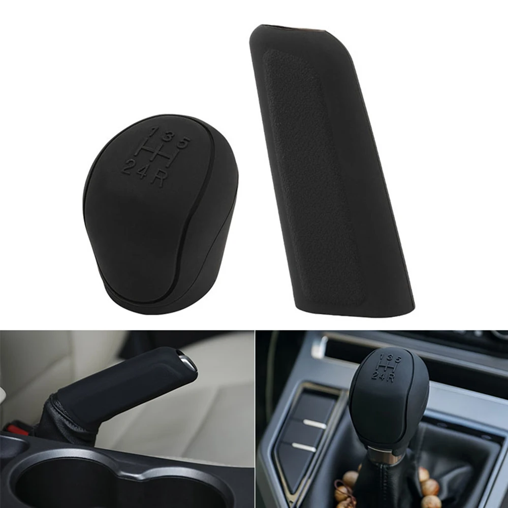 Универсальные автомобильные силиконовые чехлы для ручек переключения передач и