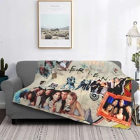 friends tv show blanket central perk american plush awesome soft throw blanket for bedspread decoration