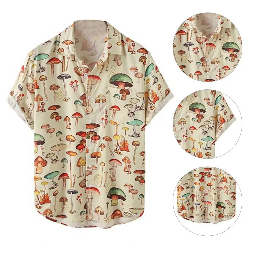 All Match Great Casual Men Top Cartoon Men Top Soft for Daily Wear