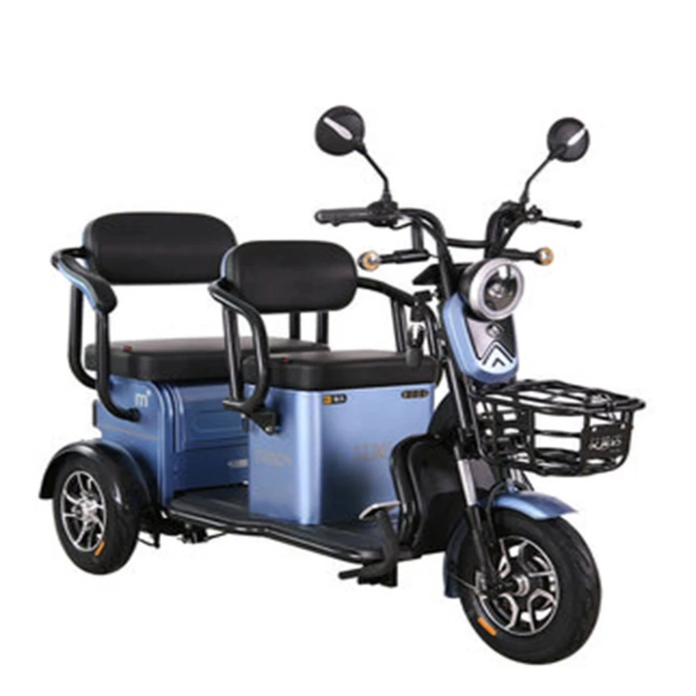 

1000W 48V 22AH Electric Tricycle with Lithium Battery Lens Headlight for Adult Pick-up Child