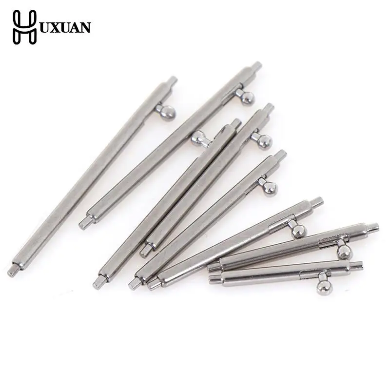 

10Pcs Quick Release Spring Bars Stainless Steel Watch Band Strap Pin Bar Tool Parts 12~24mm