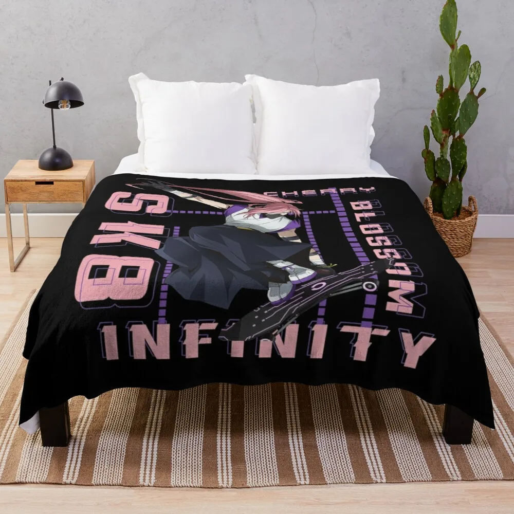 

Sk8 The Infinity - Cherry Blossom - Anime Fur Blanket Pom Pom Blanket Bedding Set Fashion Throw Blankets