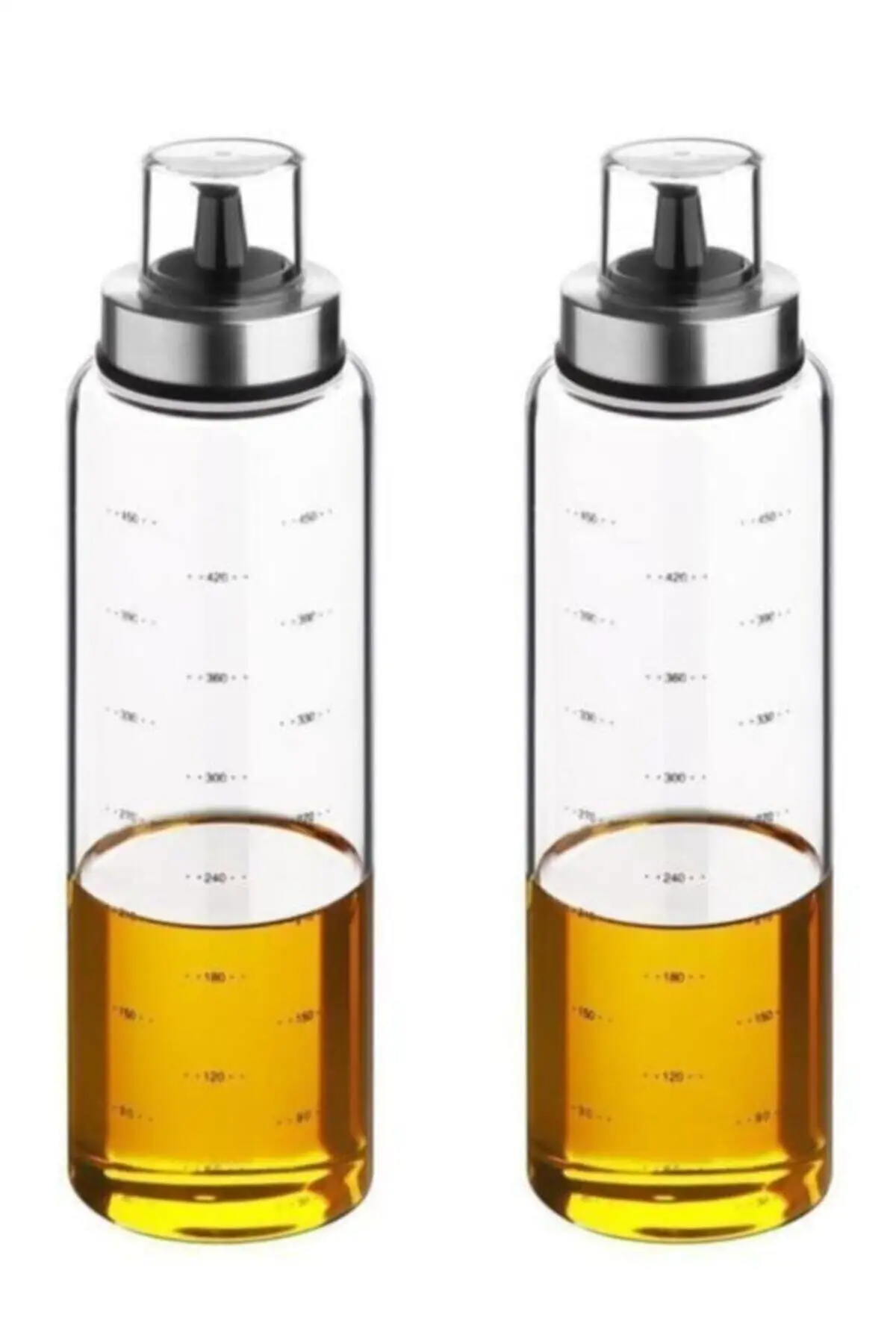 

2 шт. боросиликатное бесступенчатое стекло масленка 500 мл 2 шт. yaoglık