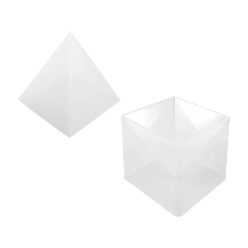 

Sculptures Home Decor DIY Tabletop Molds Energy Tower Desktop Silicone Making Silica Gel Pyramid Moulds Shape Crafts