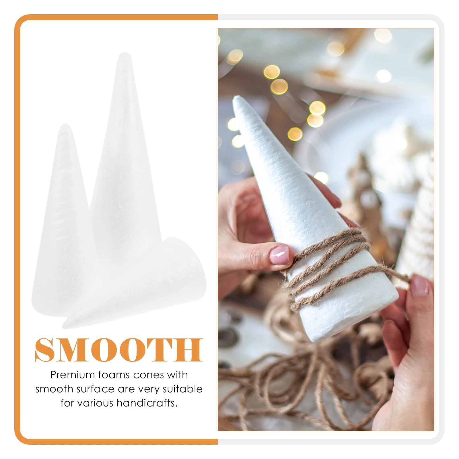 15 шт. Рождественские елки Коническая пена DIY Детские игрушки Декоративные