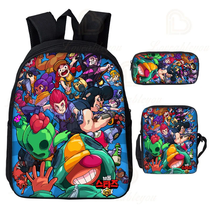 Шутер новинка 2021 рюкзак и звезда Детская сумка-карандаш для девочек мальчиков в