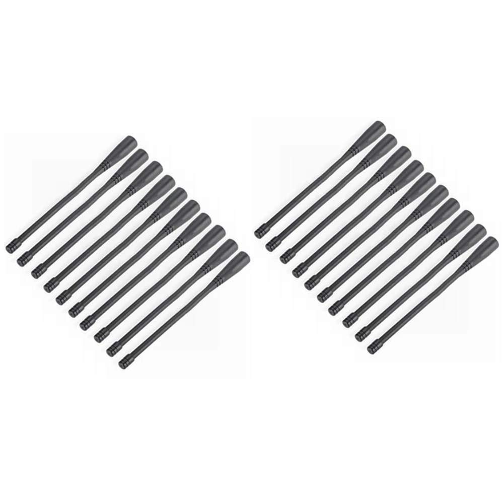 

20 PCS SMA-Female UHF/VHF 36-174/400-520 MHz Antenna for BaoFeng UV-5R UV-82 GT-3 Two Way Radios