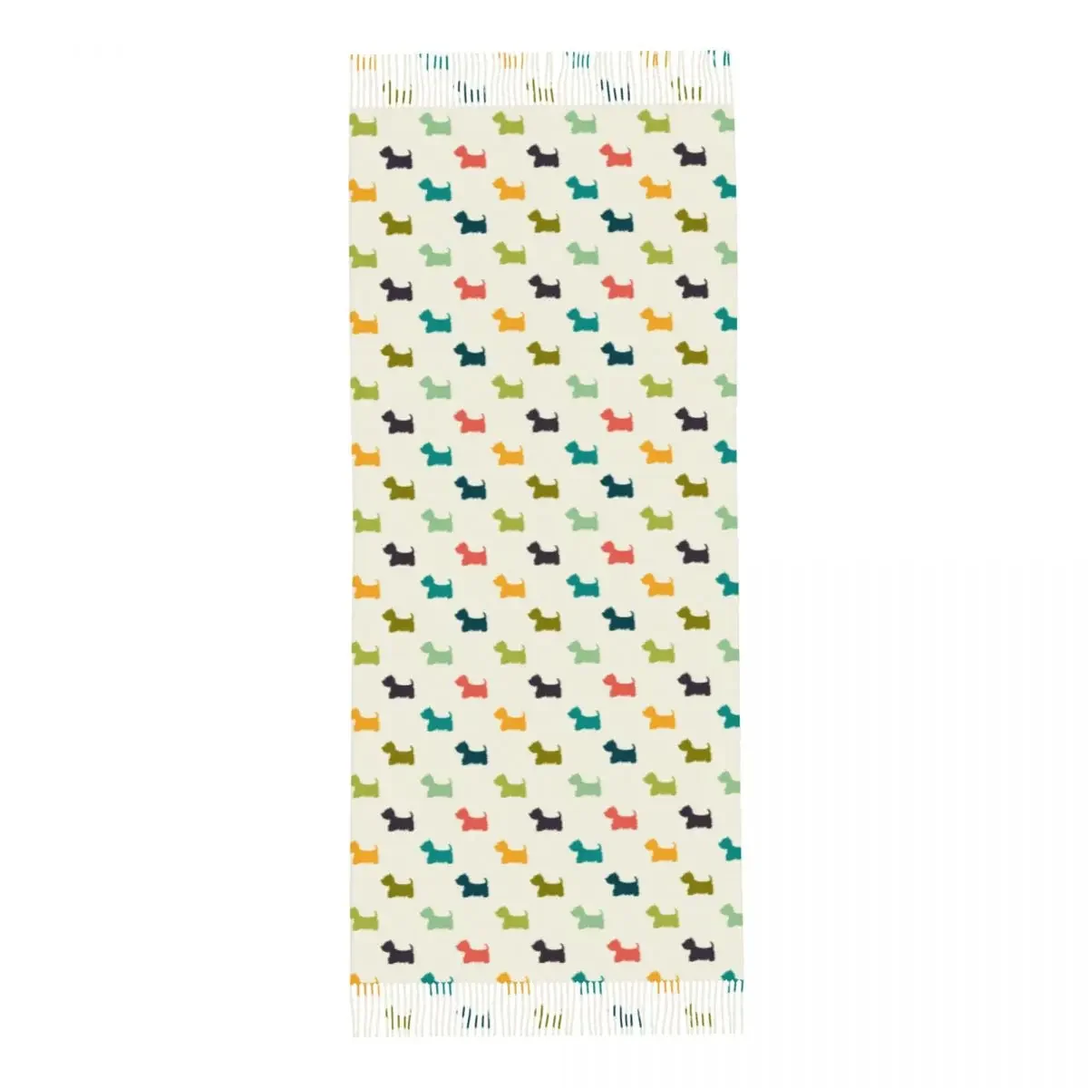 Женская шаль Westie West Highland Terrier теплый длинный мягкий шарф шейный платок для собак