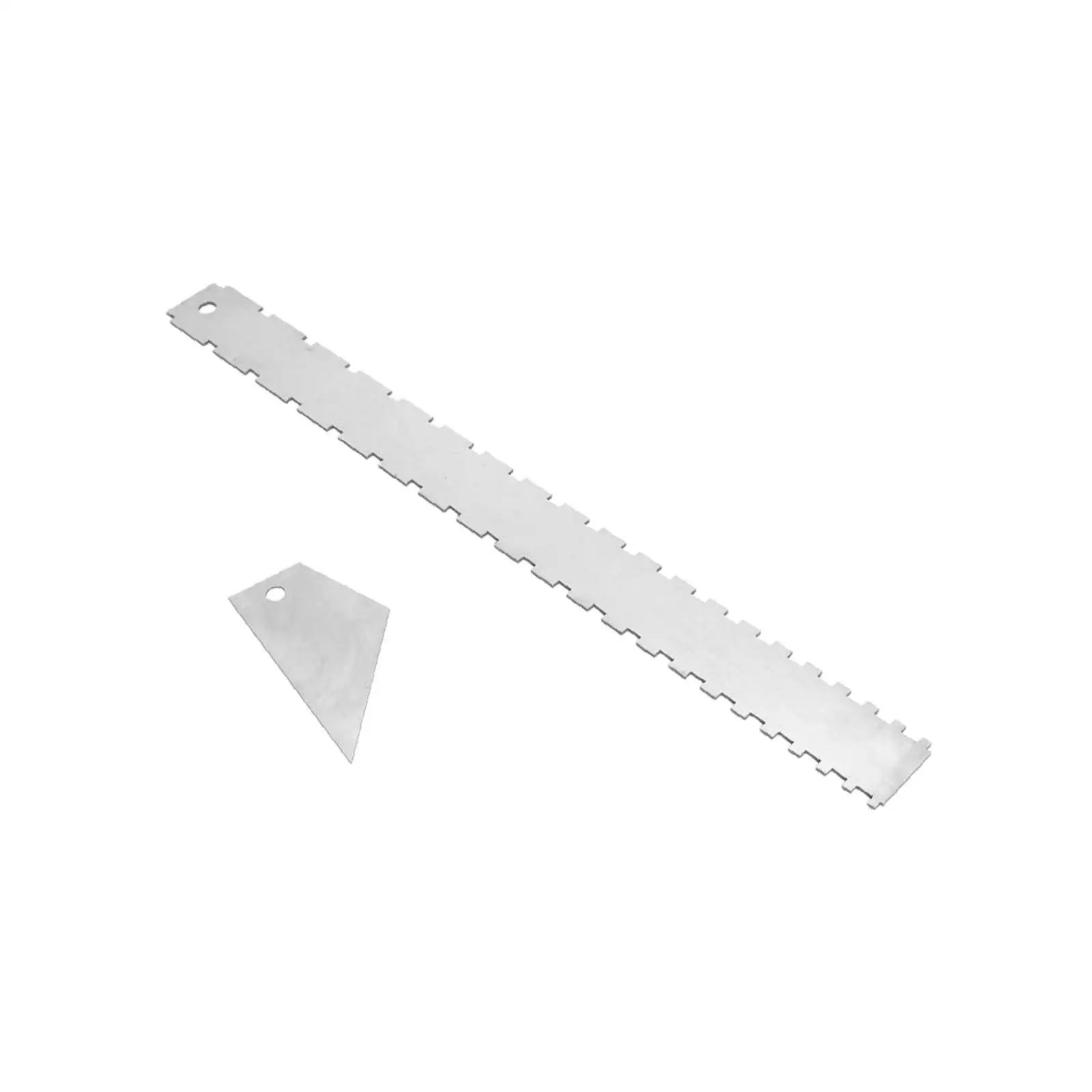 Линейка для измерения высоты шеи зубчатая струна с прямым краем бас-гитары