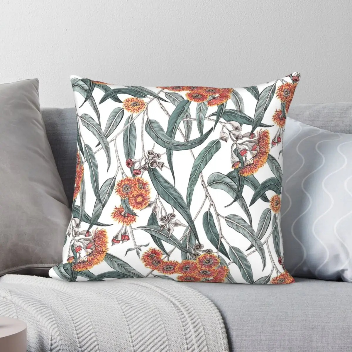 

Декоративная квадратная подушка для автомобиля, из полиэстера и льна