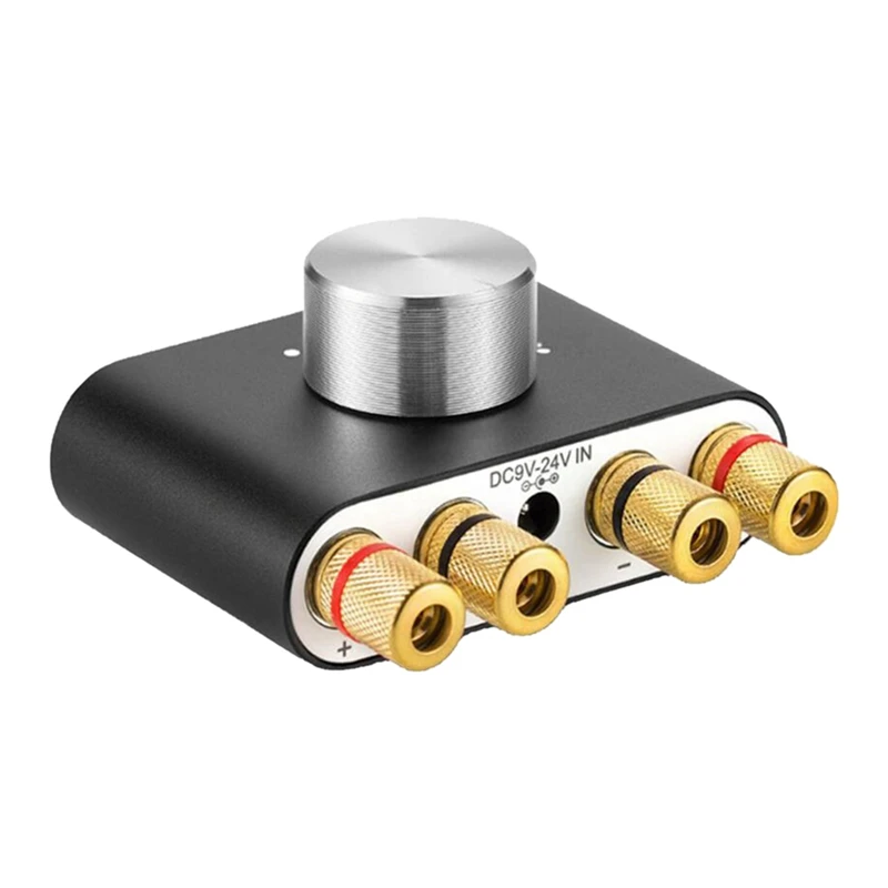 

Bluetooth Digital Audio Amplifier Black Metal For Speakers Computer Playback Music US Plug