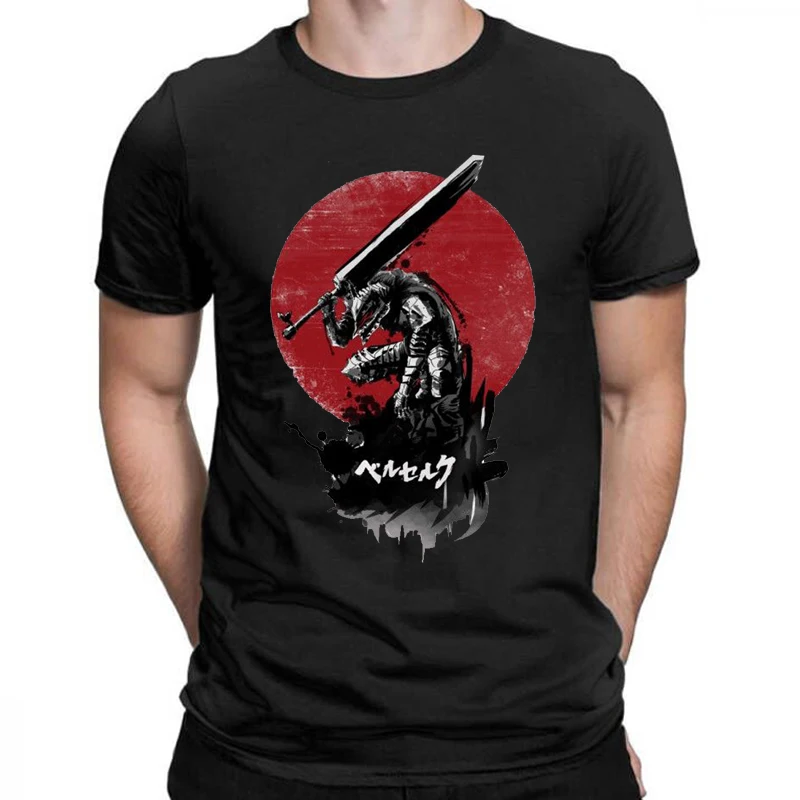 

Unisex t shirt berserk japanese anime Funny Men's Short Sleeve T-Shirts Women Soft Tee summer casual tshirts for male