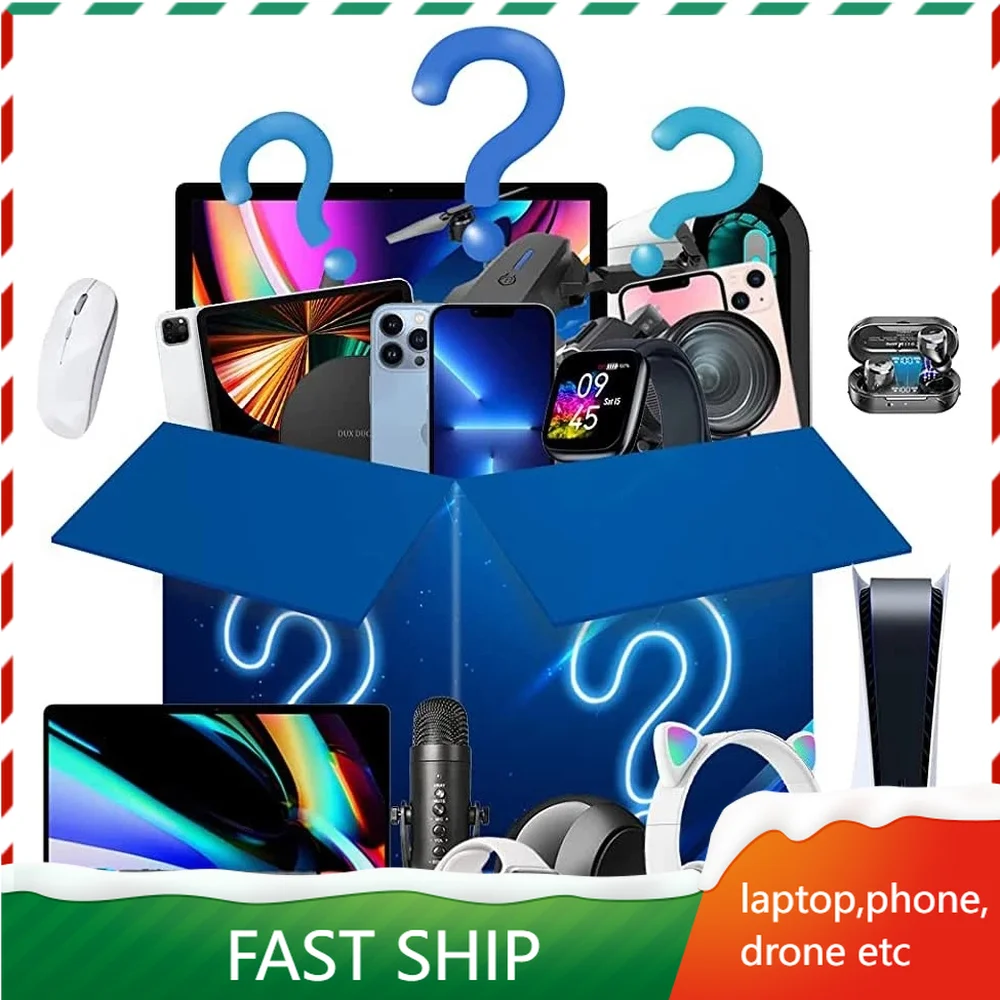 

Mystery Box Electronic 100% Surprise Gift Premium Electronic Product Boutique Random More Lucky Christmas Gift Waiting for You