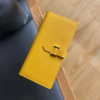 girls leather wallet womens long style niche design new womens multifunctional folding wallet