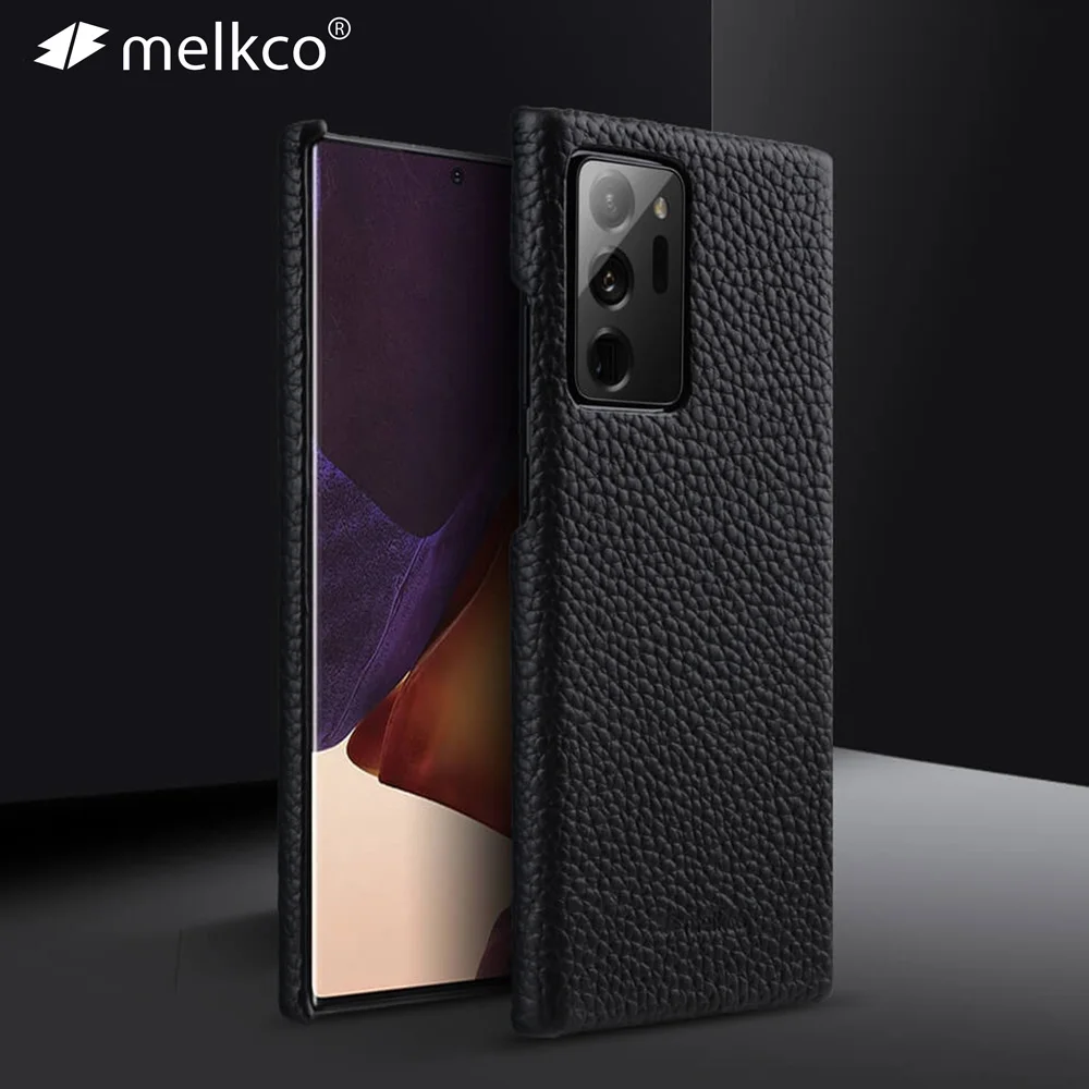 Melkco Genuine Leather Case For Samsung Galaxy S22 Ultra S21 Note20 Ultra Cases luxury Fashion Cowhide Business Phone Cover