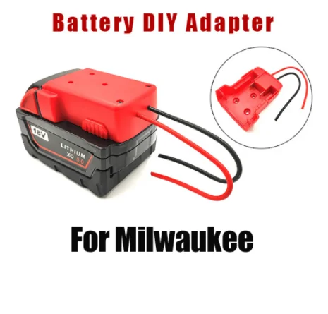 

Vip-100pcs адаптер аккумулятора для Milwaukee