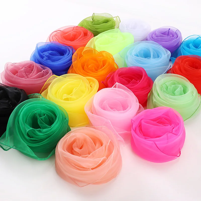 

Fashion Candy Color Women Scarf Thin chiffon Hijab Scarfs Lady Shawls and Wraps Neckerchief Female Bandanas Head Scarves