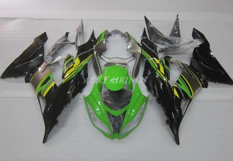 

New ABS Fairings Kit Fit For KAWASAKI ZX-6R 13 14 15 16 17 ZX6R 636 2013 2014 2015 2016 2017 2018 Bodywork Set Green Gray