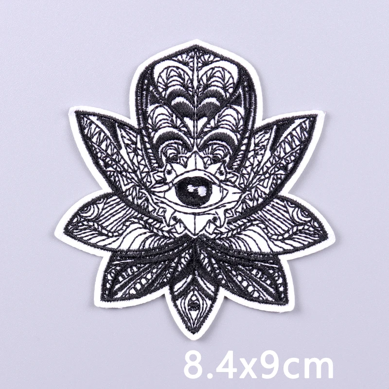 markii Magic Ball Patch Iron On Patches Clothes Hippie Eyes Haftowane naszywki na odzież Naklejki Szycie/Fusible Naszywki