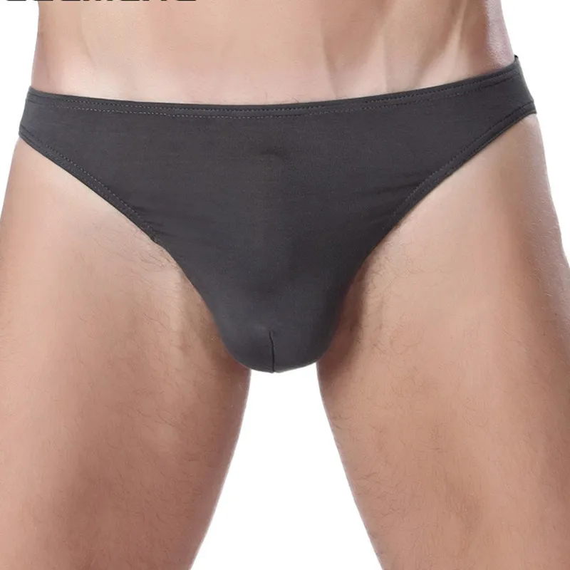 Men's Underwear Head Modal Thin Section Sports Sexy Low Waist Bottom Pants U Convex Tight Narrow Side Briefs