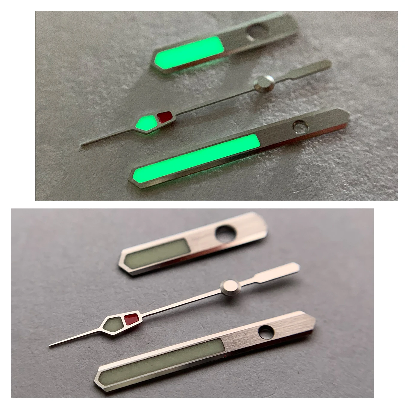 

Modified watch tool pointer accessories adapted to Seiko NH35 automatic machinery C3 Japanese luminous ancestor monster abalone