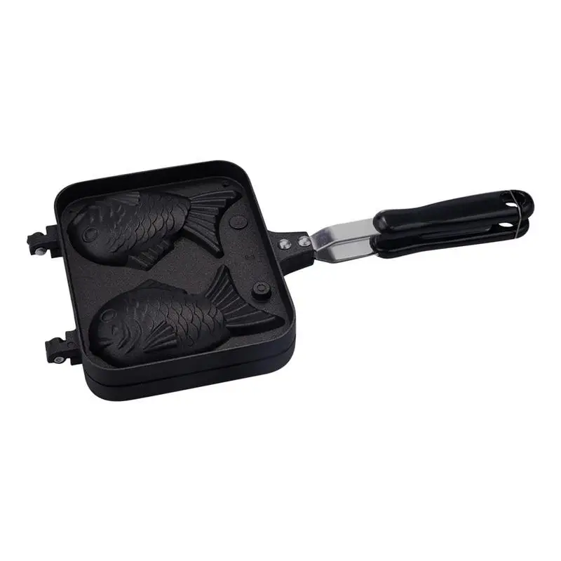 

Fish Shaped Waffle Cake Maker Japanese Fish Shaped Waffle Pan Non-stick Home Cooking Fish-shaped Hot Cake Maker For Custard