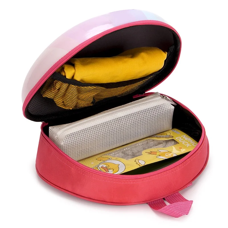 New PVC Half Round Gradient Rainbow Star Children Kindergarten Backpacks Cute Primary Sweet Girl Boy Small School Bags Fashion