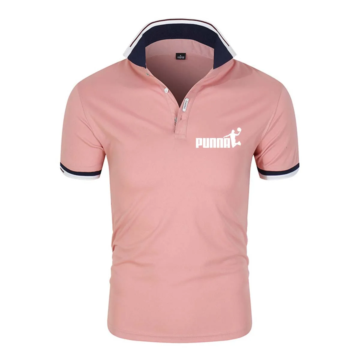 Европейская и американская мужская хлопковая рубашка-поло с вышивкой Новинка