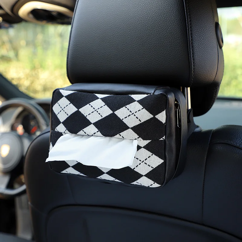 

Creative car tissue box fashion dalingge car hanging type suction box multi-functional car household automotive products
