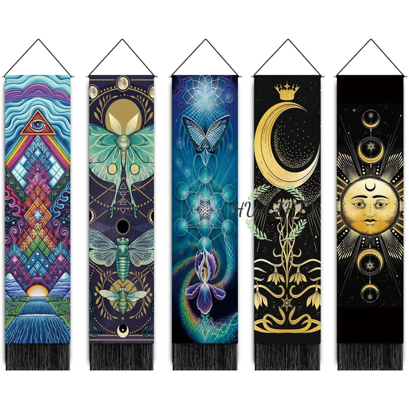 

Zeven Chakra Kwastje Wandtapijt Bohemian Tapestry Mandala Yoga Meditatie Muur Opknoping Voor Home Slaapkamer Woonkamer Decor