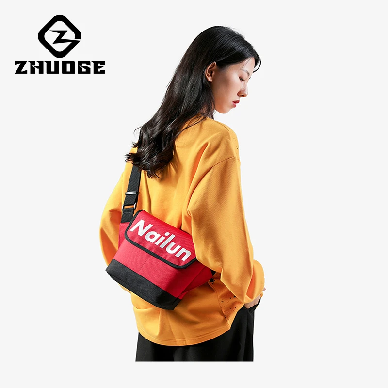 Женская простая сумка-мессенджер ZHUOGE модная повседневная сумка через плечо для