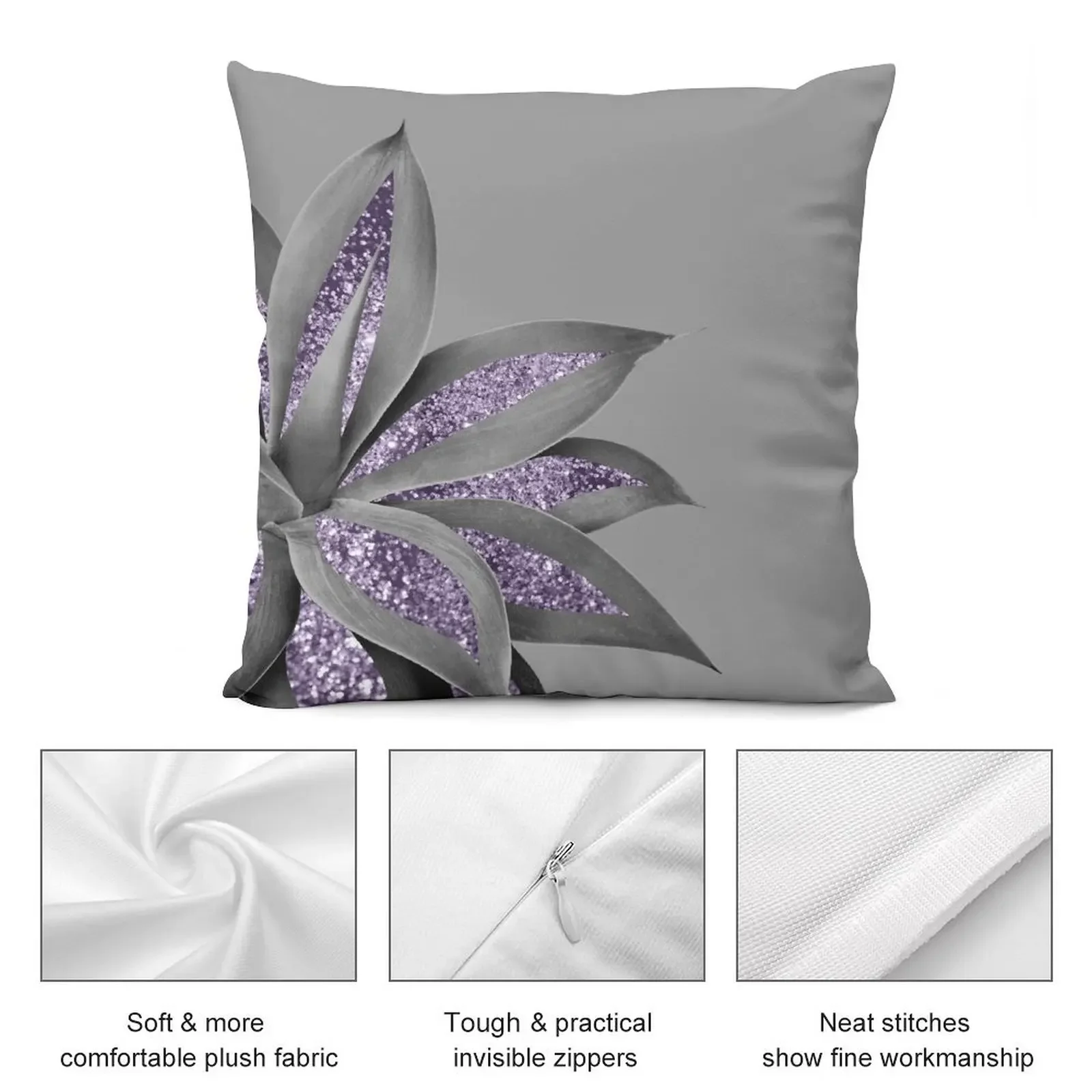 Глемма с блестками Agave Finesse # 4 (искусственный блеск) тропический декор