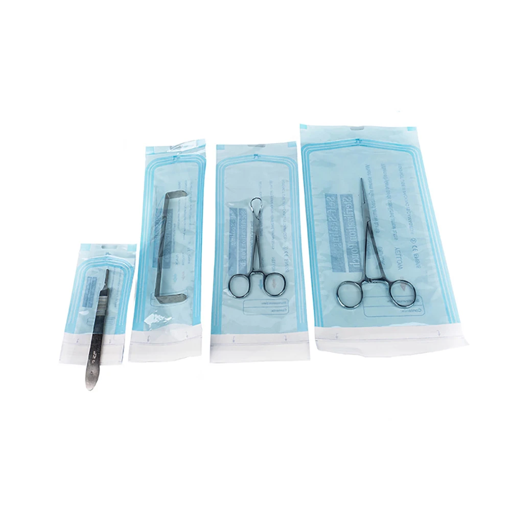 Фото 200PCS Professional Dental Self -sealing Sterilization Bag Self -adhesive Punch Disinfection Oral Sealing Disposable Packaging №3