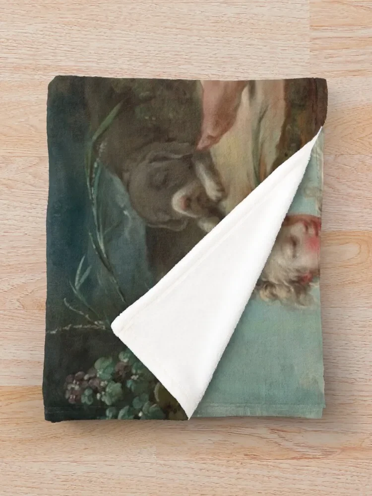 Картина маслом Дианы и Эндимиона от Жан-Хонороэ Фрагнард одеяло в стиле аниме