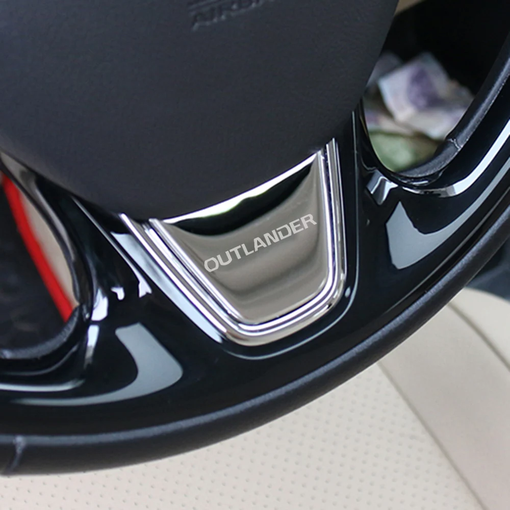 Отделка автомобильного рулевого колеса крышка для литья Mitsubishi Outlander 2017 2018 2019