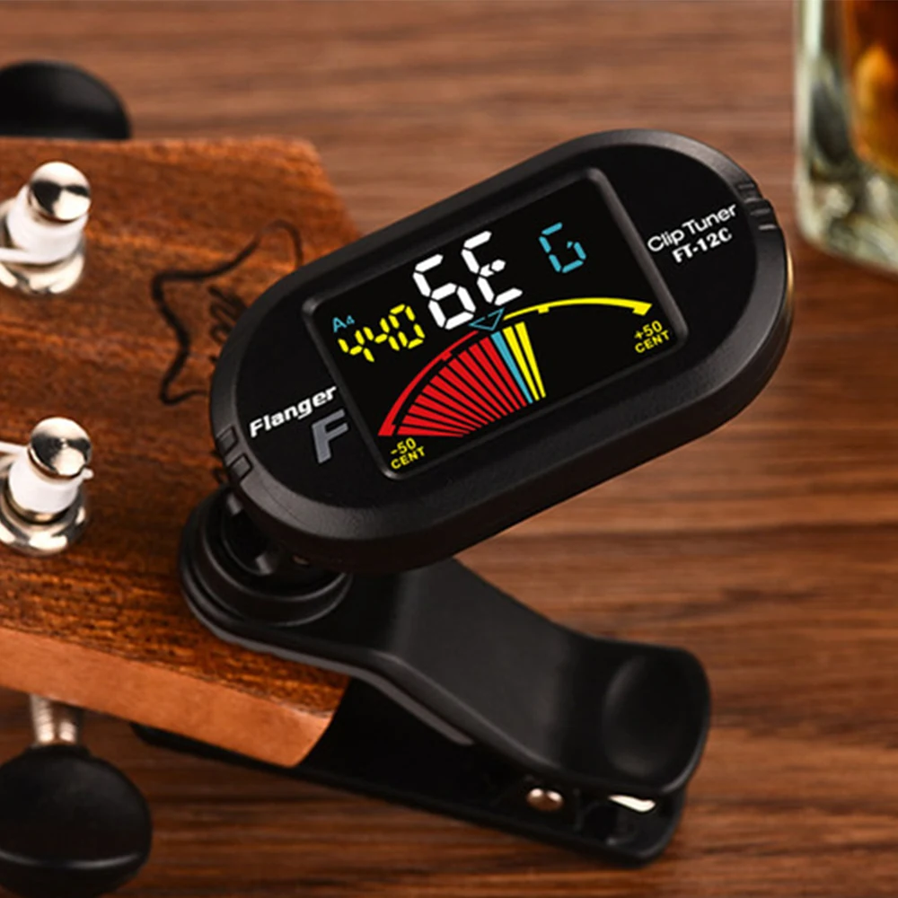 Гитарный Тюнер Flanger FT-12C С Цветным Экраном 12 Дюймов Параллельная Регулировка Для
