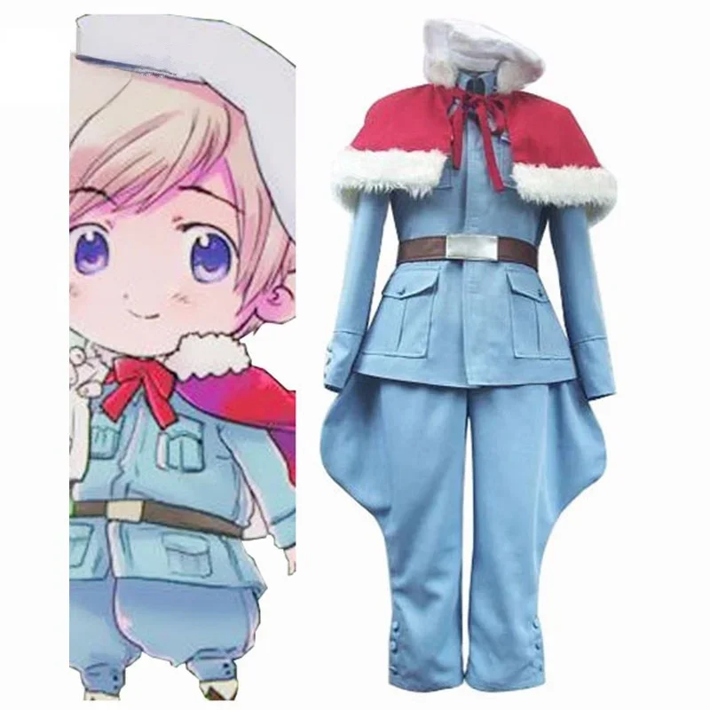 Фото Аниме Axis Powers Hetalia Tino Vain Voslin FIland Косплей Костюм на Хэллоуин Настроить размер №1