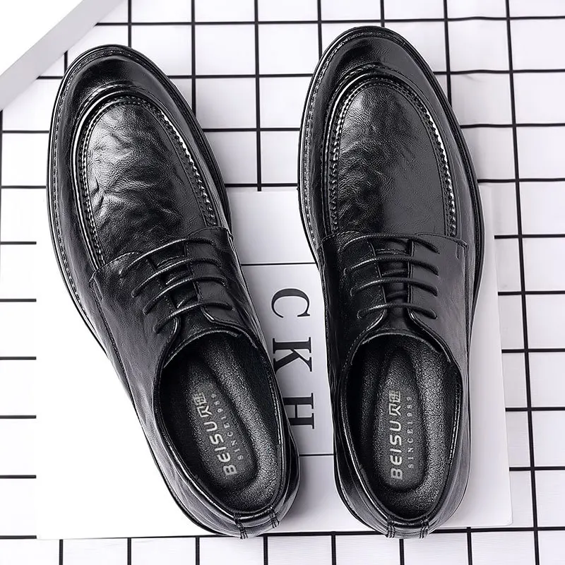 

Genuine Leather Men's Dress Shoes High Quality Business Formal Oxfords Footwear Man Leather Shoes for Men Loafers Zapatos Hombre