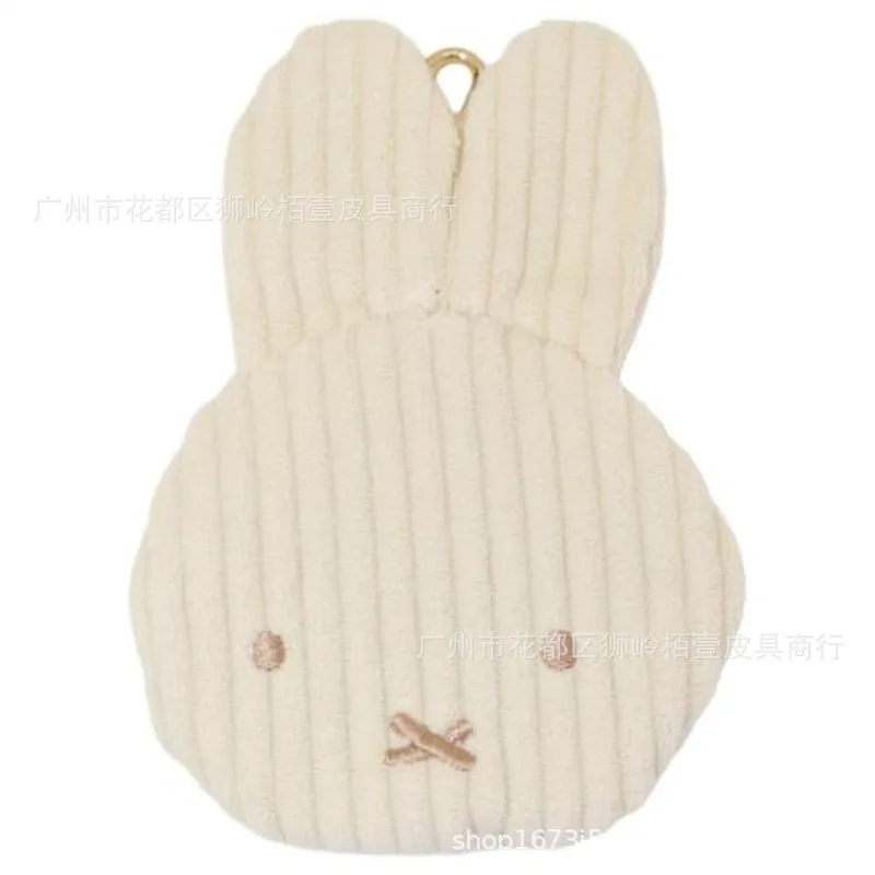 Фото Модный милый кошелек для монет серии Miffy, изысканный мультяшный дизайн, легкий портативный мини-кошелек из вельвета с принтом №2