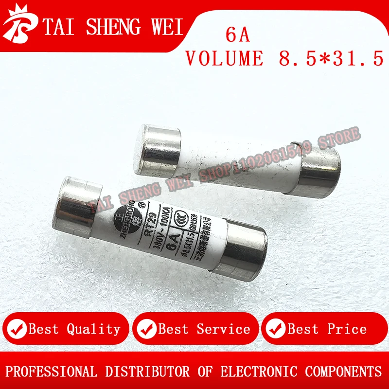 Керамическая трубка предохранителя положительного расплава RT14 объем 8 5x31 5 6A 10A 20