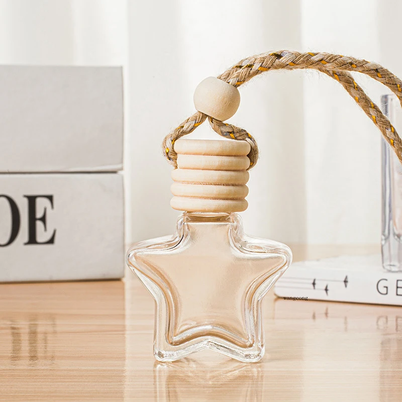 Флакон с пятиконечной звездой и золотым тросом пустая бутылка для эфирного масла