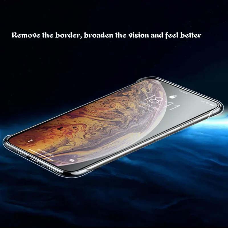 Ultra Thin Frameless Clear Plastic Phone Case For iPhone 14 13 12 Mini 11 Pro XS Max XR X 8 7 Plus SE 2020 Transparent Cover