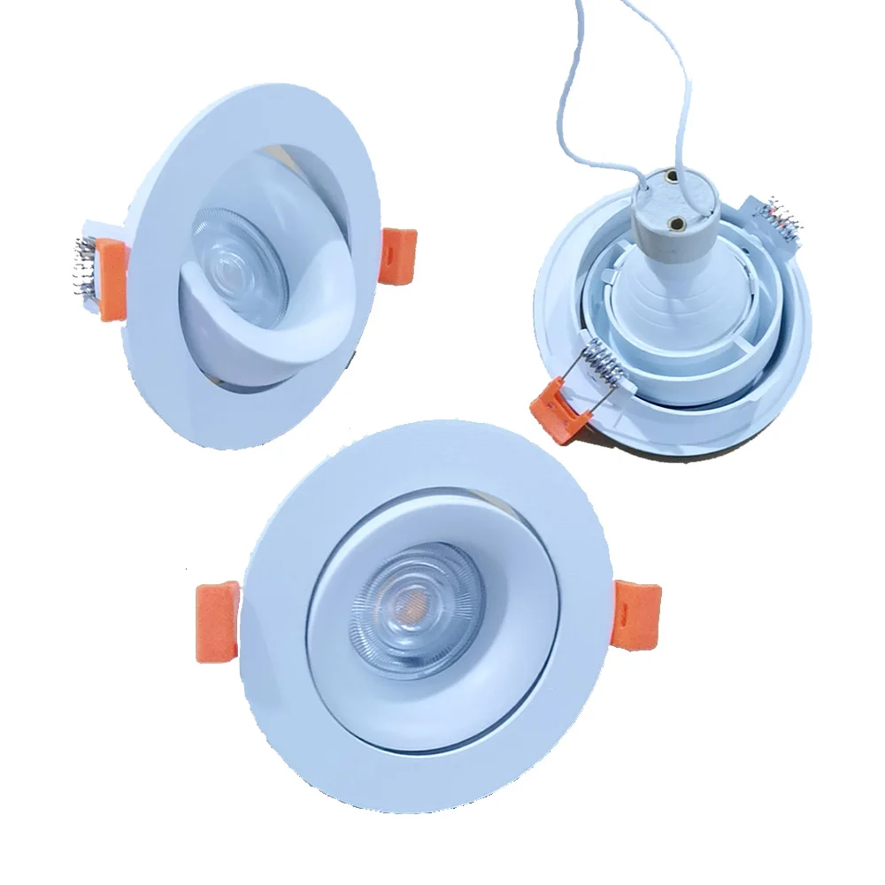 

Led Down light with GU10 bulb easy take or install downlight good surface indoor lamp AC110V AC220V